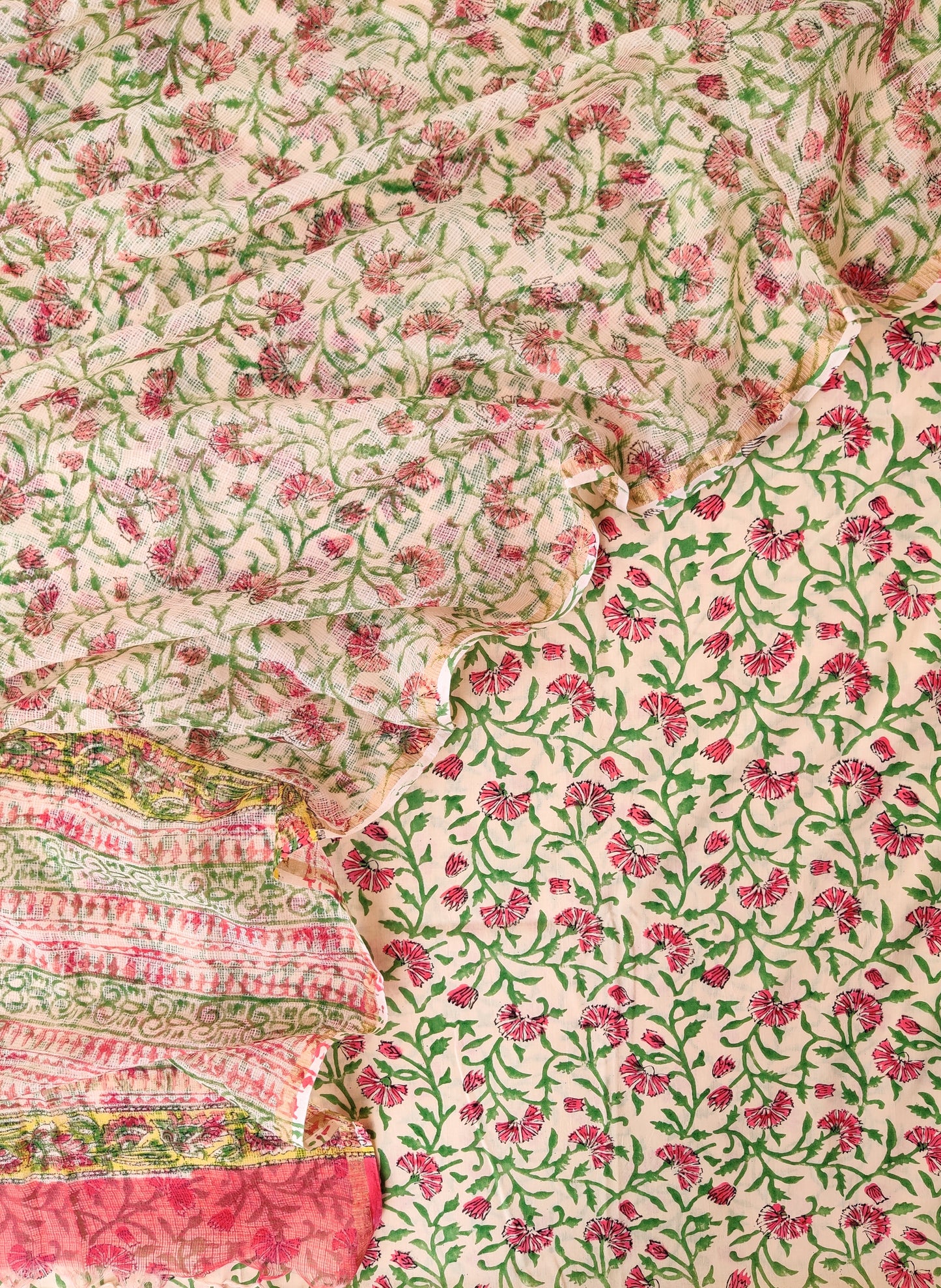 (SALE) TOP & DUPATTA Combo Set 2.5 Mtr each (NO BOTTOM)