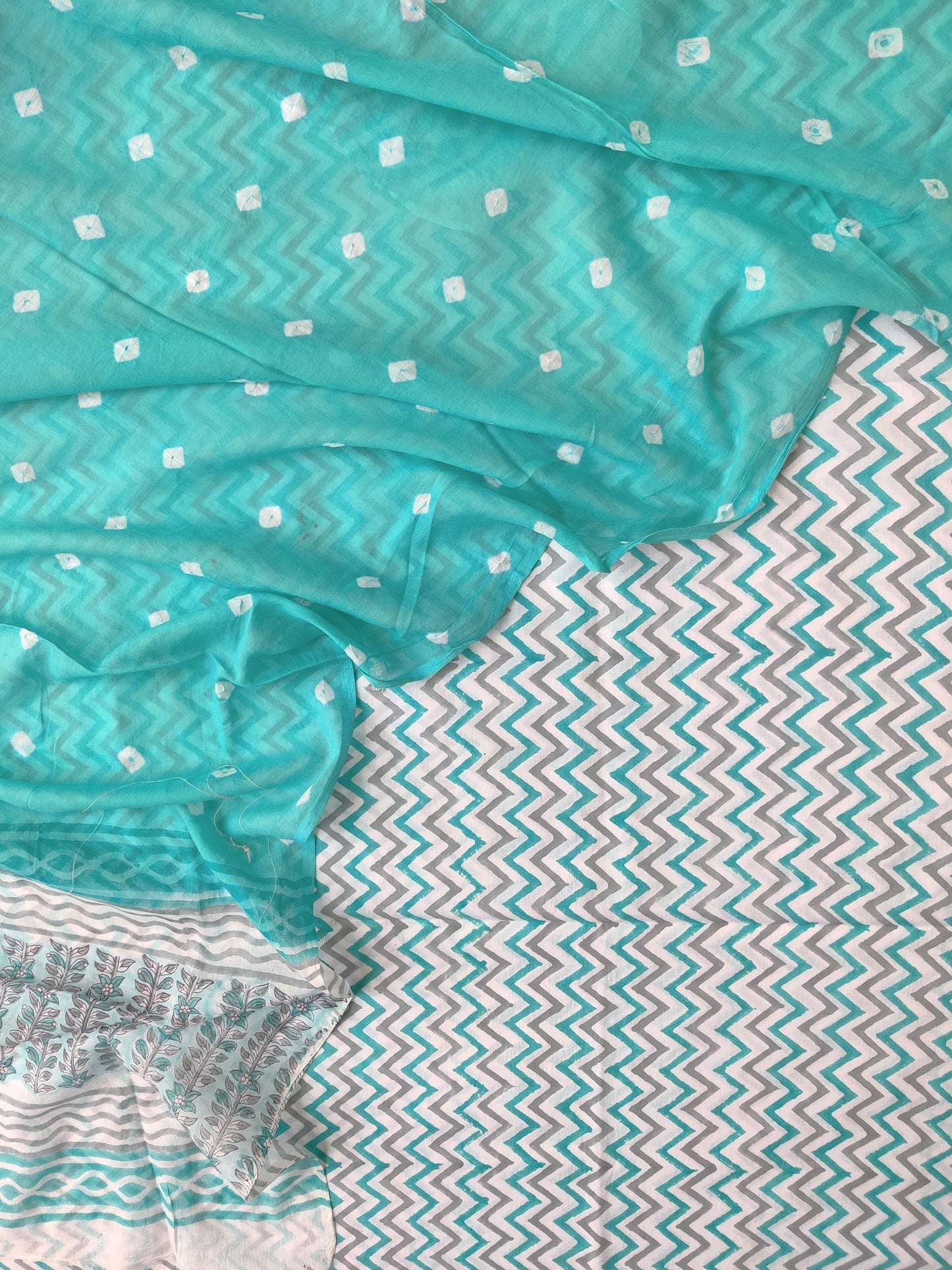 (SALE) TOP & DUPATTA Combo Set 2.5 Mtr each (NO BOTTOM)