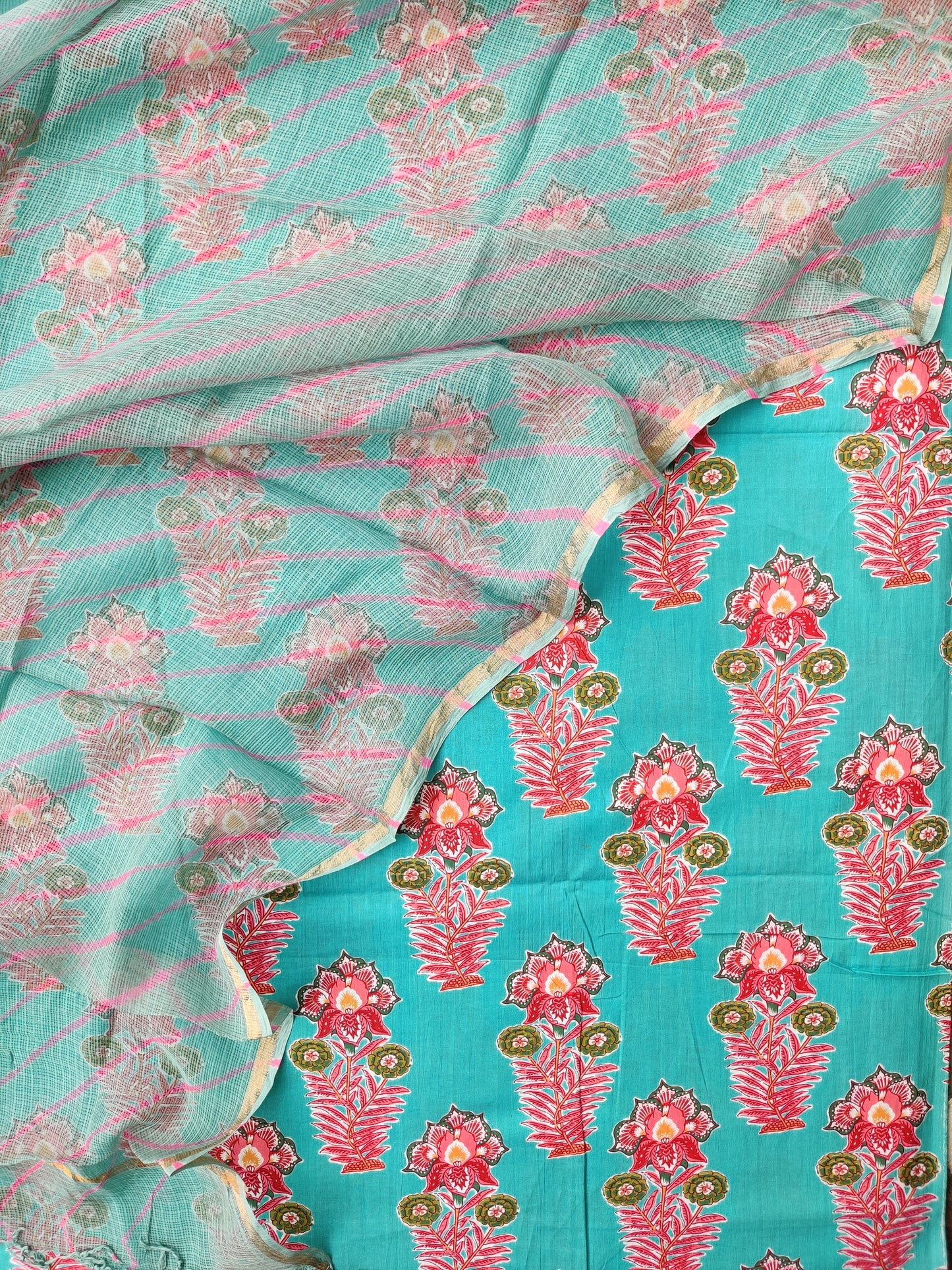 (SALE) TOP & DUPATTA Combo Set 2.5 Mtr each (NO BOTTOM)