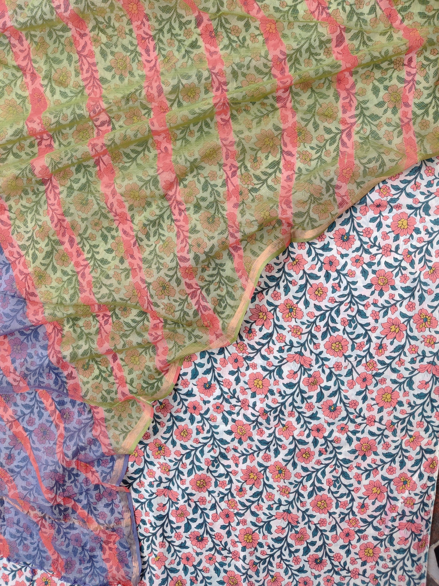 (SALE) TOP & DUPATTA Combo Set 2.5 Mtr each (NO BOTTOM)