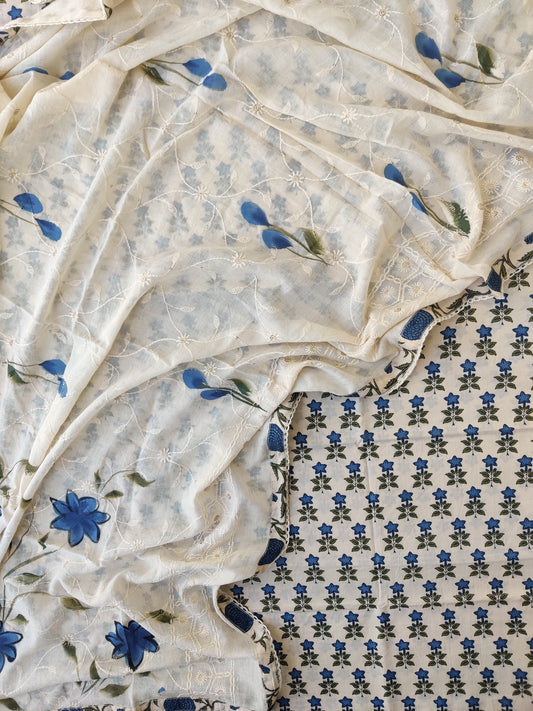 (SALE) TOP & DUPATTA Combo Set 2.5 Mtr each (NO BOTTOM)