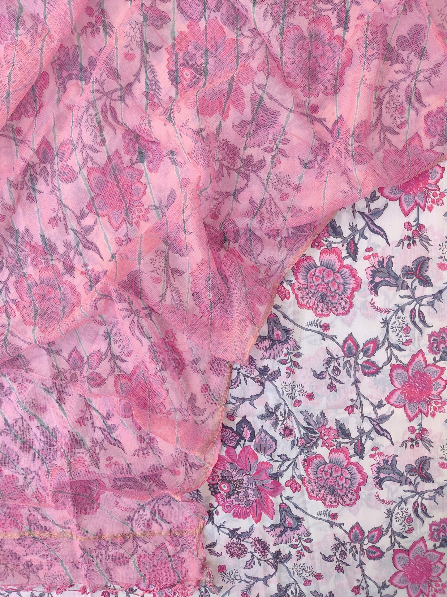 (SALE) TOP & DUPATTA Combo Set 2.5 Mtr each (NO BOTTOM)