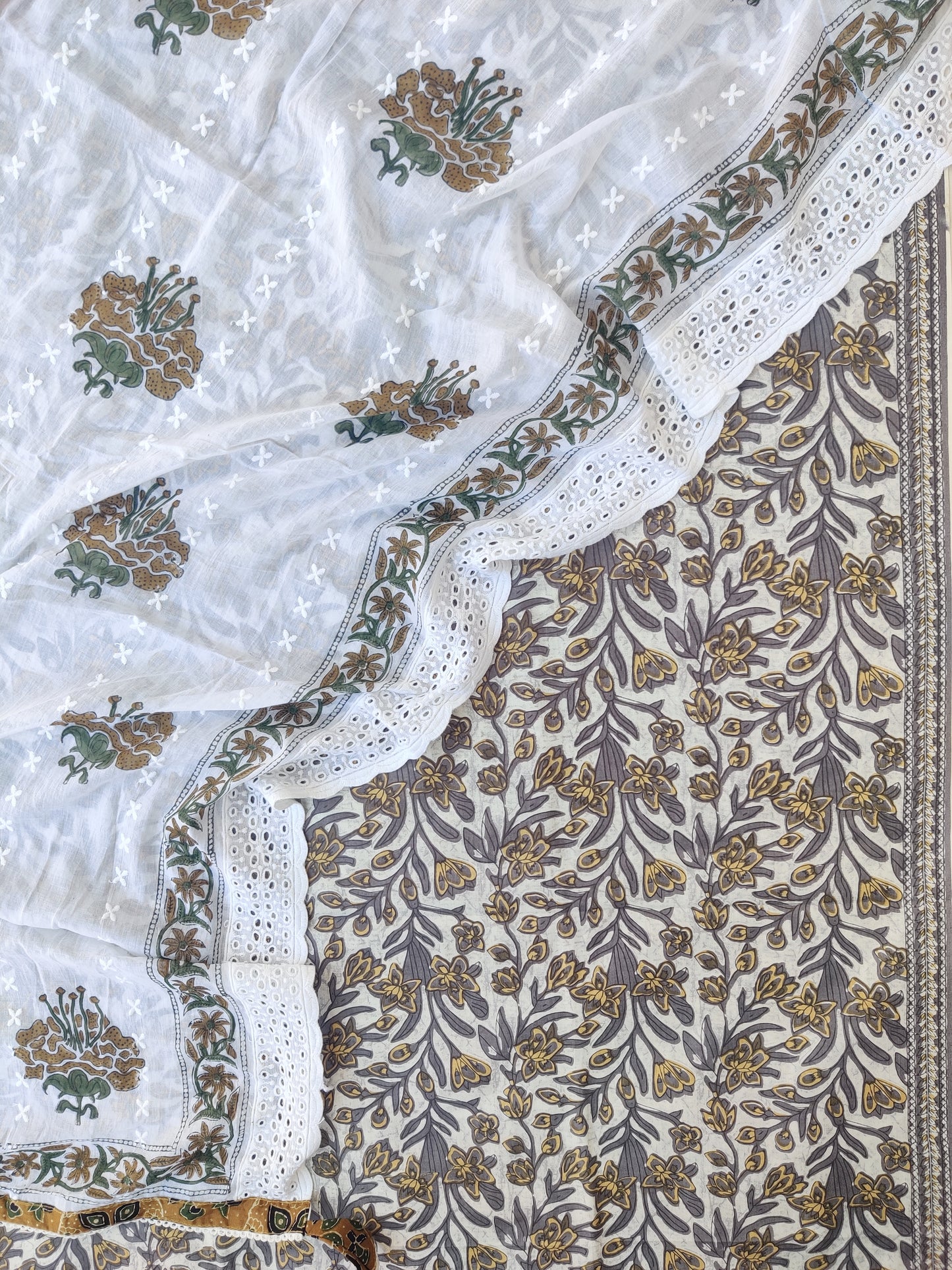 (SALE) TOP & DUPATTA Combo Set 2.5 Mtr each (NO BOTTOM)