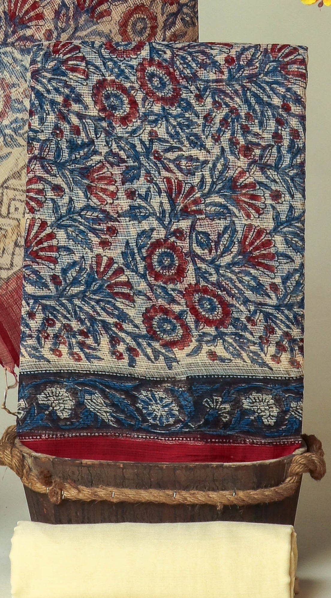 PURE KOTA DORIA SUIT WITH PURE KOTA DORIA DUPATTA WITH (ATTACHED LINING)