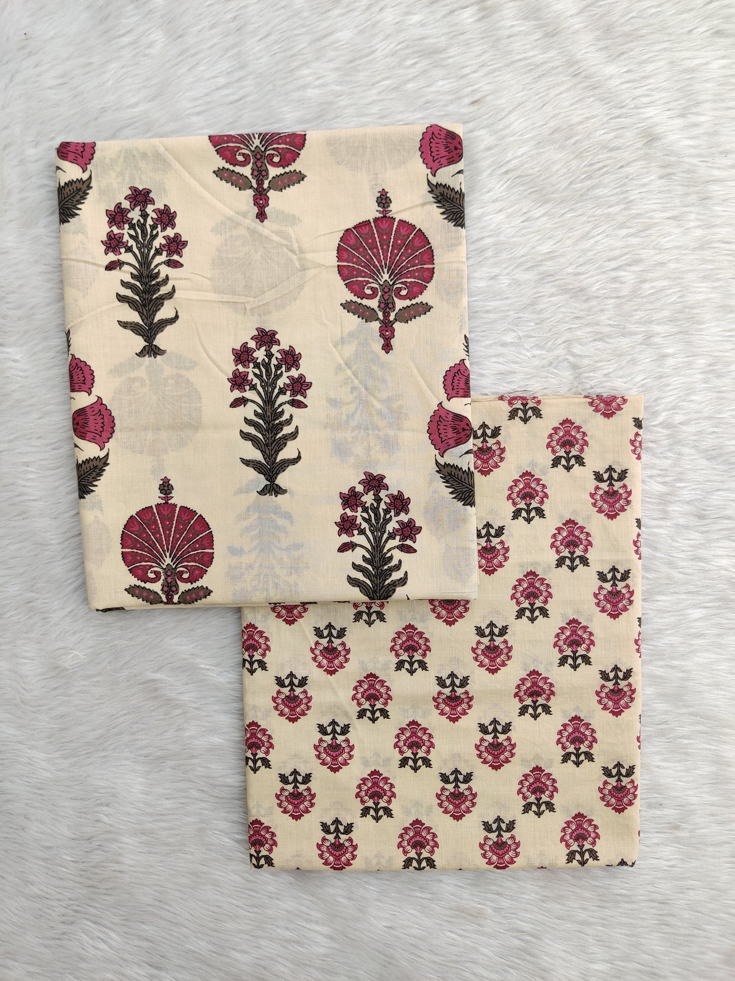 Jaipuri Printed Cotton Combo Set 2.5 Mtr each