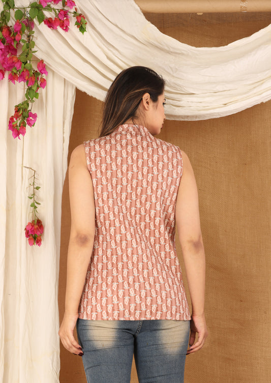 New Launch Jaipuri Reversible Quilted Cotton Sleeveless Jackets