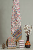 Hand Block Printed Chanderi Silk Suits with Chanderi Silk Dupatta