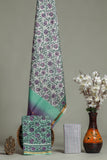 Hand Block Printed Chanderi Silk Suits with Chanderi Silk Dupatta