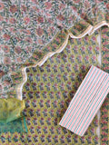PURE KOTA DORIA SUIT WITH PURE KOTA DORIA DUPATTA