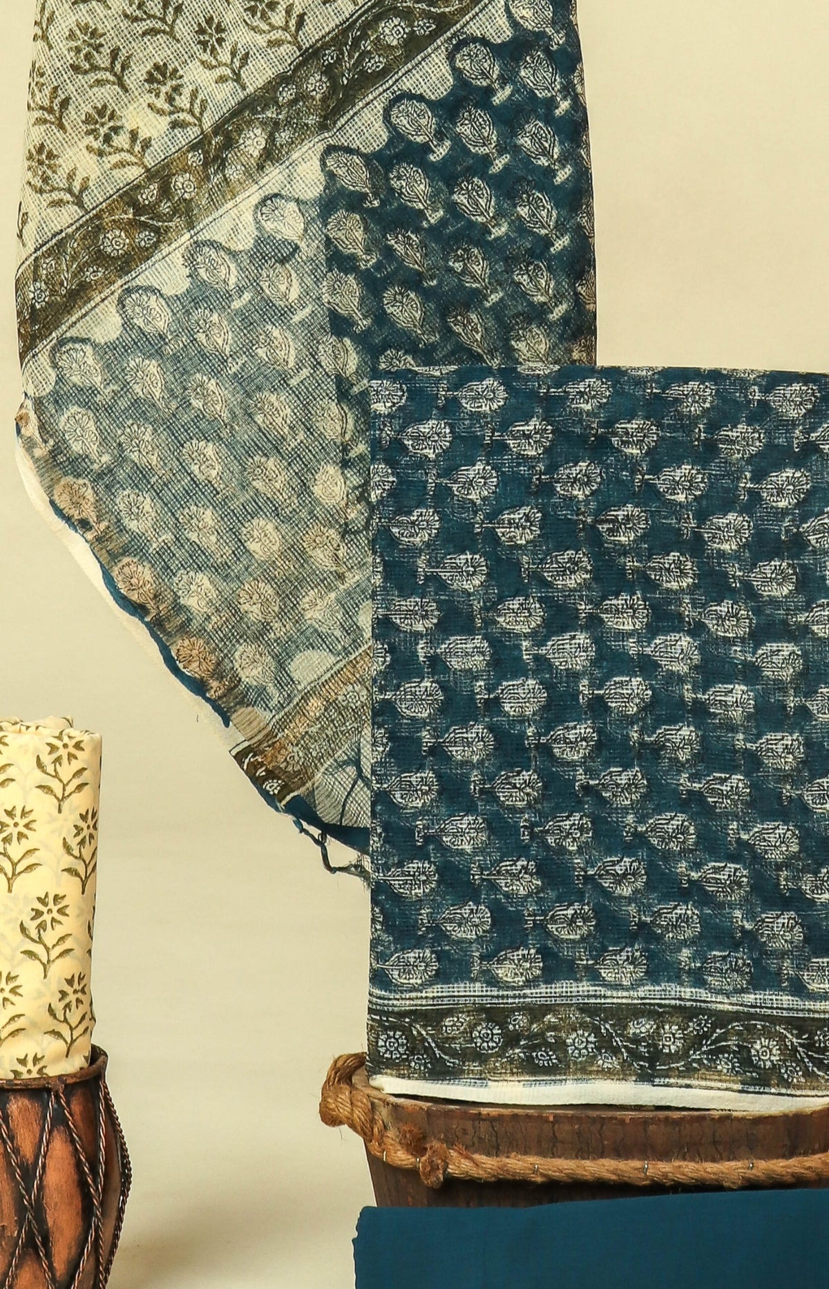 PURE KOTA DORIA SUIT WITH PURE KOTA DORIA DUPATTA WITH (WITH LINING)