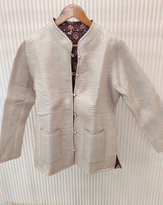 Reversible Quilted Full Sleeves Jacket