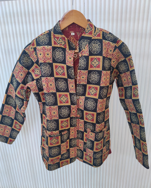 Reversible Quilted Full Sleeves Jacket