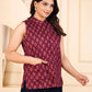 Jaipuri Reversible Quilted Cotton Sleeveless Jackets