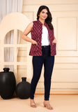 Jaipuri Reversible Quilted Cotton Sleeveless Jackets
