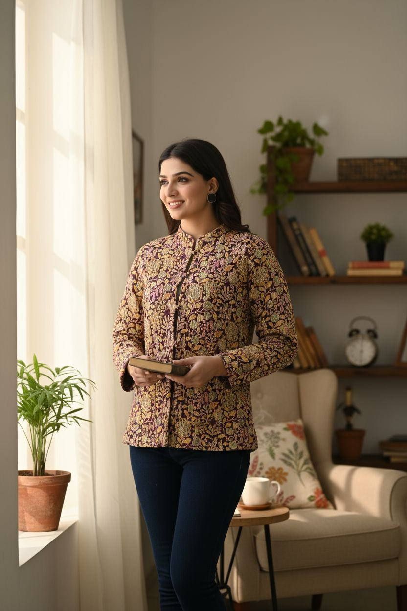 Jaipuri Reversible Quilted Cotton Jackets