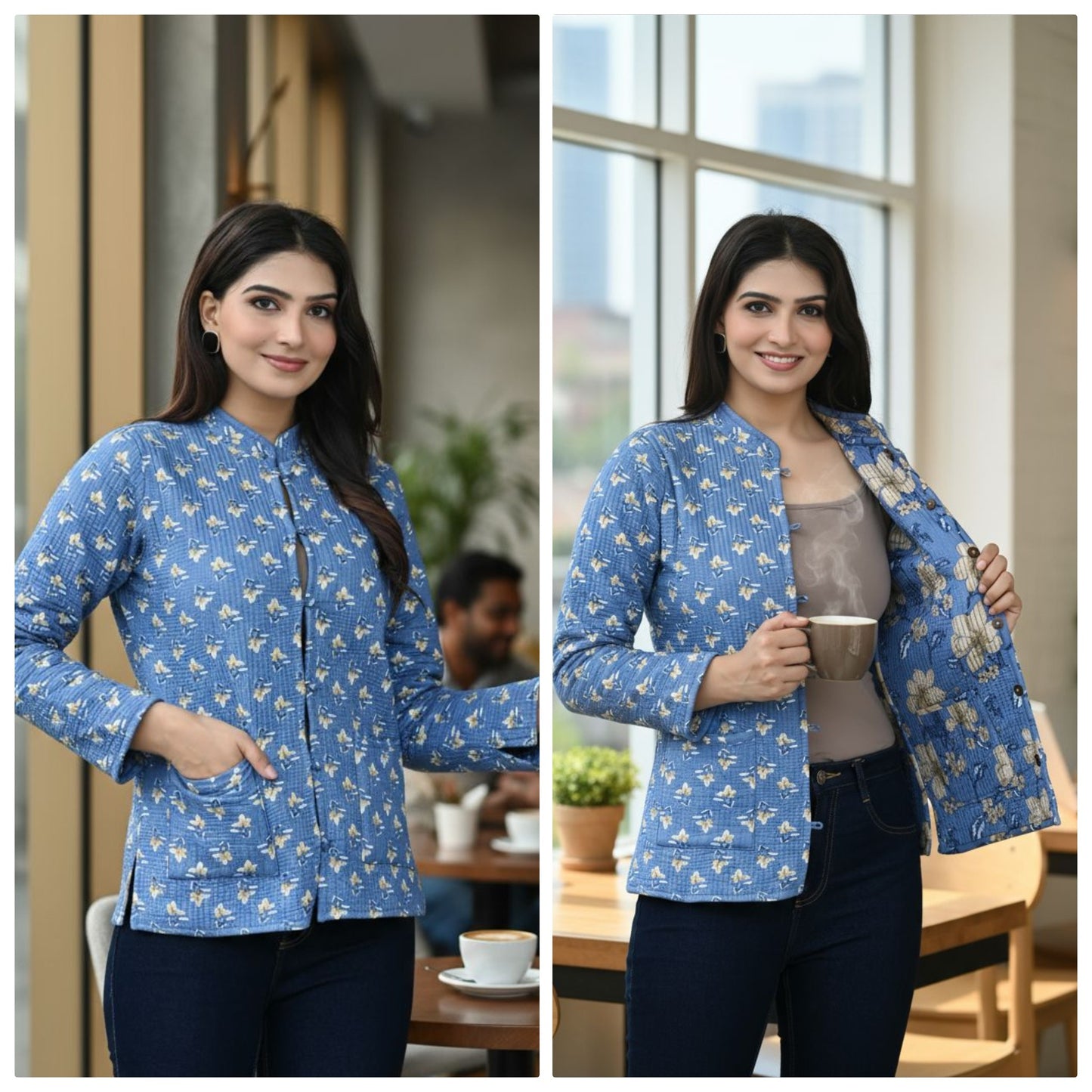 Reversible Quilted Cotton Jackets