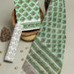 Hand Block Printed Cotton Suit with Chanderi Dupatta
