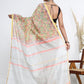 Chanderi Silk Hand Block Printed Saree with Blouse Piece