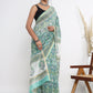 Chanderi Silk Hand Block Printed Saree with Blouse Piece