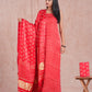 Hand Block Printed Modal Silk Suit with Modal Silk Lagdi Patta Dupatta