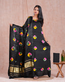 Shibori Bandhej Modal Silk Suit with Modal Silk Lagdi Patta Dupatta