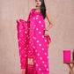 Bandhej Modal Silk Suit with Modal Silk Lagdi Patta Dupatta