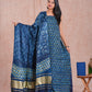 Vanaspati Ajrakh Hand Block Printed Modal Silk Suit with Modal Silk Lagdi Patta Dupatta