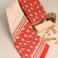 Jaipuri Printed Cotton Suit with mulmul cotton Dupatta