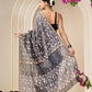 Chanderi Silk Hand Block Printed Saree with Blouse Piece