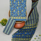 Jaipuri Printed Cotton Suit with mulmul cotton Dupatta