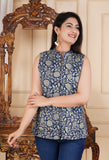 New Launch Jaipuri Reversible Quilted Cotton Sleeveless Jackets