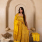 Hand Block Printed Modal Silk Suit with Modal Silk Lagdi Patta Dupatta