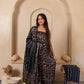 Hand Block Printed Modal Silk Suit with Modal Silk Lagdi Patta Dupatta