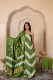 Shibori Modal Silk Suit with Modal Silk Lagdi Patta Dupatta