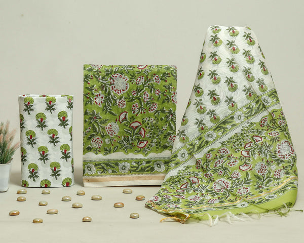 Beautiful Chanderi Silk Suits with Chanderi Silk Dupatta