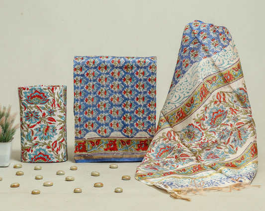 Beautiful Chanderi Silk Suits with Chanderi Silk Dupatta