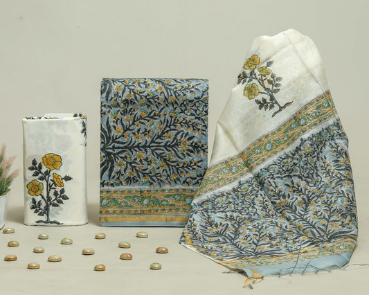 Beautiful Chanderi Silk Suits with Chanderi Silk Dupatta
