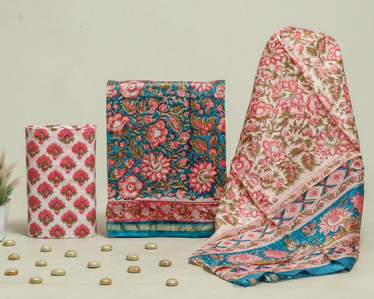 Beautiful Chanderi Silk Suits with Chanderi Silk Dupatta
