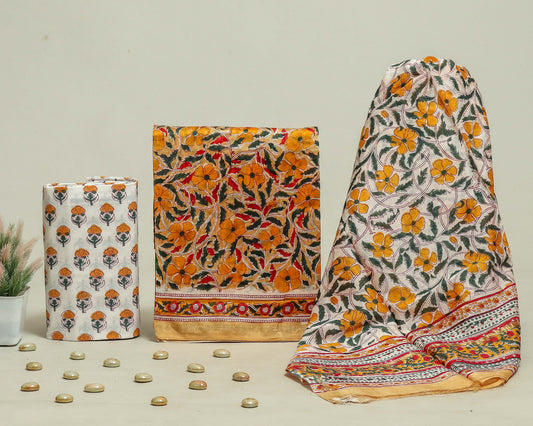 Beautiful Chanderi Silk Suits with Chanderi Silk Dupatta