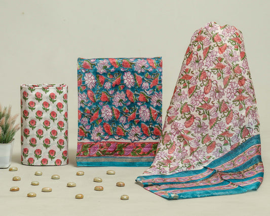 Beautiful Chanderi Silk Suits with Chanderi Silk Dupatta