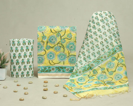 Beautiful Chanderi Silk Suits with Chanderi Silk Dupatta