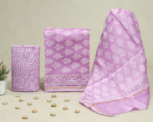 Beautiful Chanderi Silk Suits with Chanderi Silk Dupatta