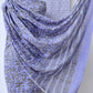 CLASSIC Lilac HANDBLOCK COTTON UNSTICHED SUIT SET WITH MULMUL DUPATTA