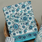 Hand Block Printed Cotton Suit with Chanderi Dupatta