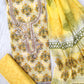 FLORAL PRINTED COTTON GOTA PATTI SUIT WITH COTTON DUPATTA
