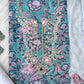 FLORAL PRINTED COTTON GOTA PATTI SUIT WITH CHIFFON DUPATTA