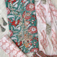 FLORAL PRINTED COTTON GOTA PATTI SUIT WITH CHIFFON DUPATTA