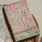 Hand Block Printed Maheshwari Silk Suit with Maheshwari Silk Dupatta.