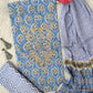 FLORAL PRINTED COTTON GOTA PATTI SUIT WITH CHIFFON DUPATTA