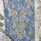 FLORAL PRINTED COTTON GOTA PATTI SUIT WITH CHIFFON DUPATTA